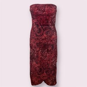 ruby rox printed tube dress